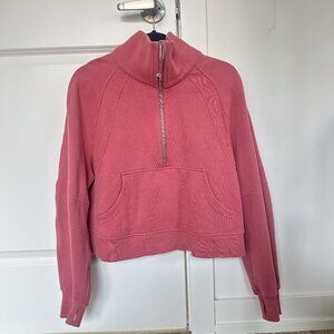 Lululemon Scuba Oversized Funnel Neck Half Zip | Brier Rose | M/L